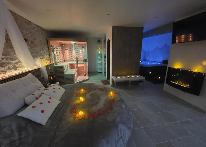 Daire Privatif Pres De Jacuzzi Sauna